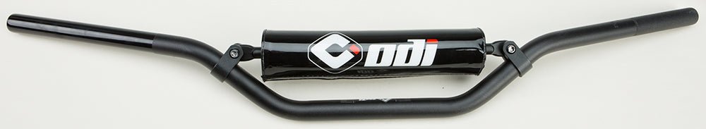 ODI H701MXB 7/8 Inch Black Handlebar – Durable Alloy Construction with Clamped Cross Brace - Kelly Motorsports