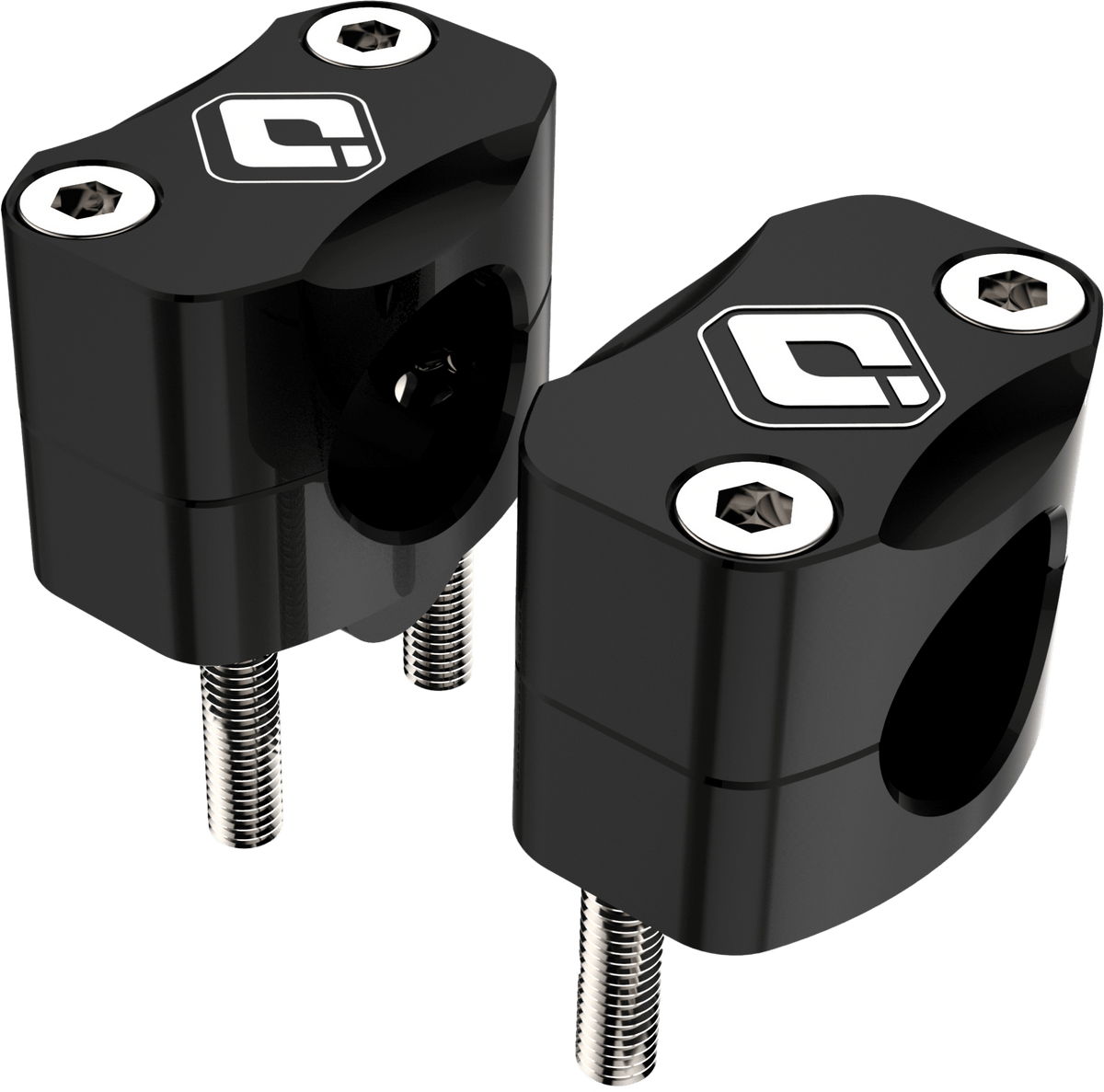 ODI H71UMB Bar Adapters 7/8" to 1 1/8" with 15mm Rise for Oversized Motorcycle Handlebars - Kelly Motorsports