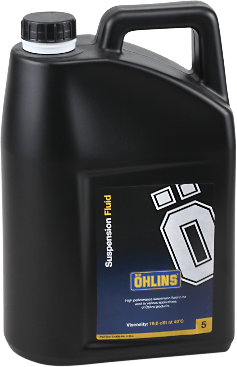 OHLINS Suspension Oil 5W - 4L (Part #01309-04) for Cartridge and Damper Rod Forks - Kelly Motorsports
