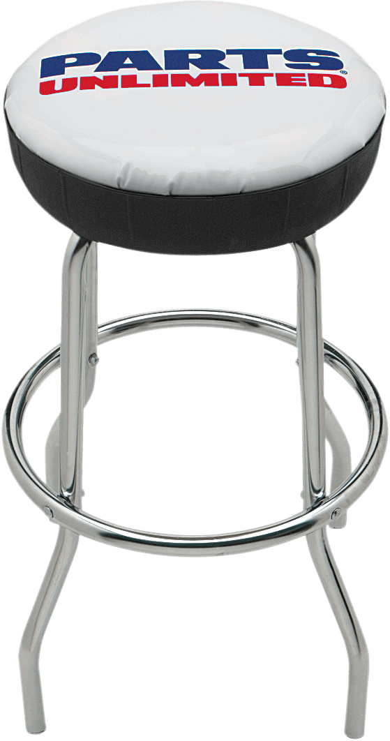PARTS UNLIMITED Bar Stool Seat X80-6020P-A with Three-Color Logo - Kelly Motorsports
