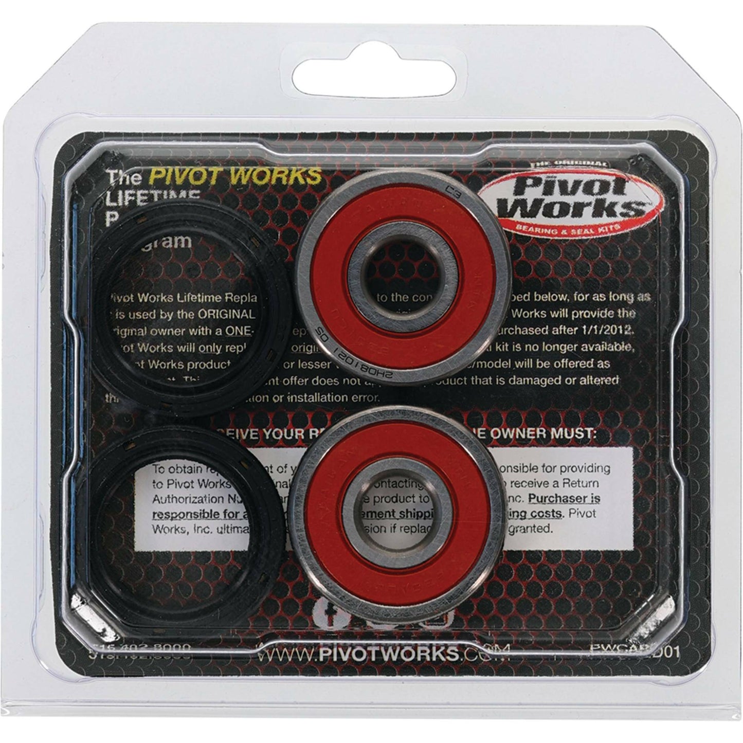 Pivot Works Wheel Bearing Kit Premium for Honda CT70 (1970 - 1979) - Part Number 25 - 1300 - P - Kelly Motorsports