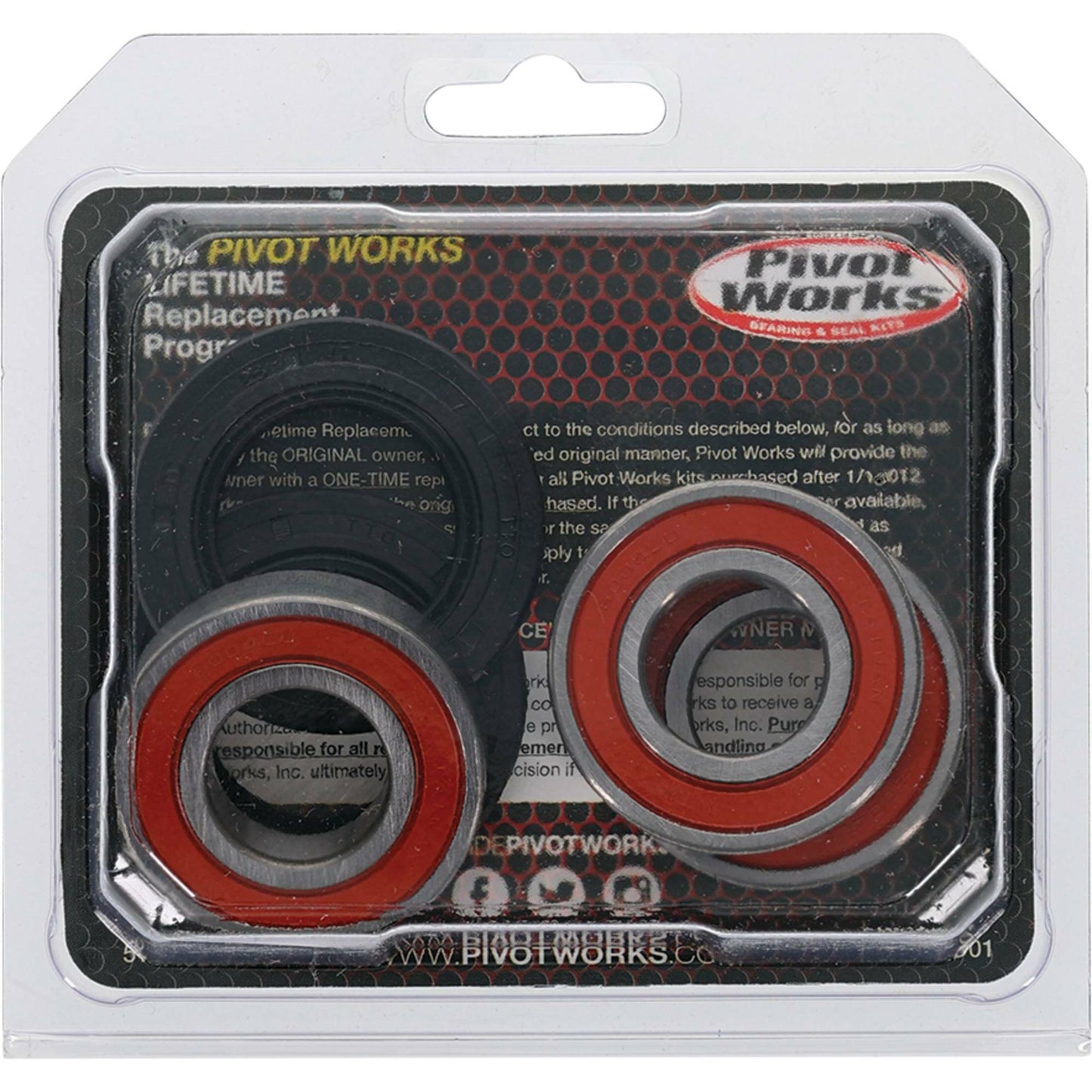 Pivot Works Wheel Bearing Kit Premium for Yamaha WR Models and YZ400F – Part 25 - 1271 - P - Kelly Motorsports