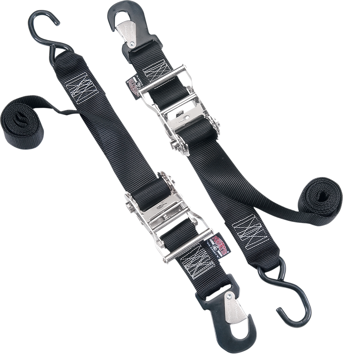 POWERTYE MFG. Big Daddy Tie - Downs 2 - Inch with Ratchet - Made in the USA, Part No. 32572 - Kelly Motorsports