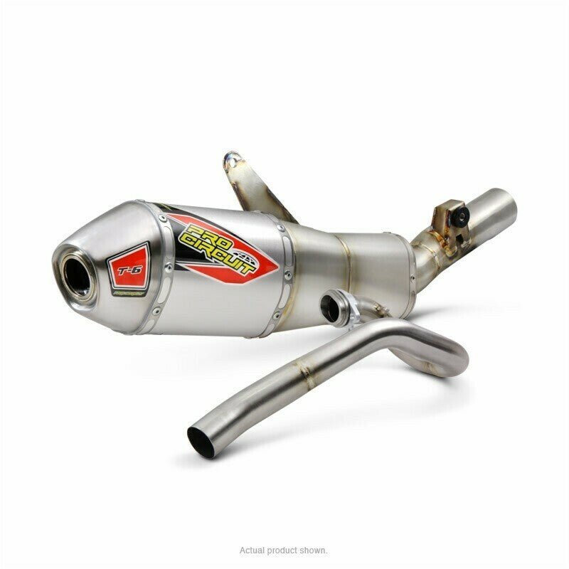 PRO CIRCUIT T-6 Stainless Steel Exhaust System for Honda CRF250R and CRF250RX (Part 0112425G) - Kelly Motorsports