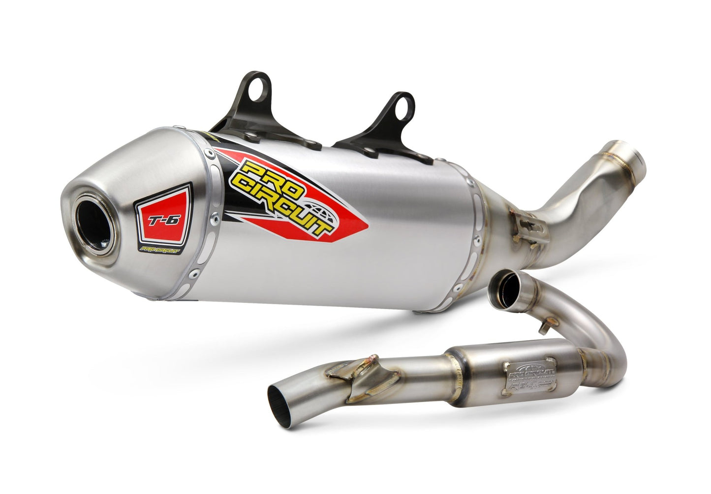 PRO CIRCUIT T-6 Stainless Steel Exhaust System for KTM 350 SX-F and Husqvarna FE 350 (Part 0151935G) - Kelly Motorsports