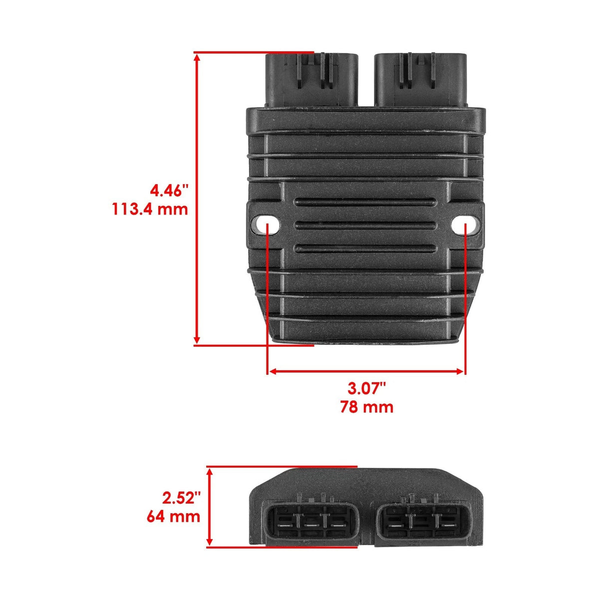 Regulator Rectifier for Honda TRX420 FE Fm Te Tm Rancher 420 4X4 2X4 2007-2013 - Kelly Motorsports
