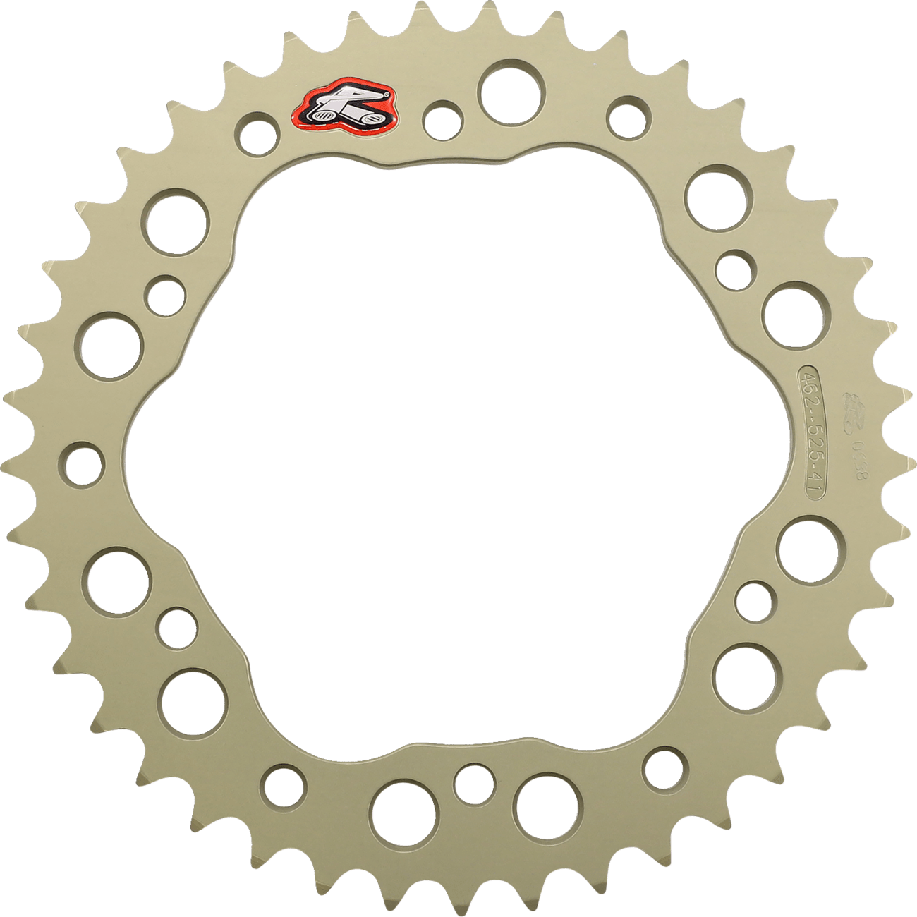 Renthal 43-Tooth Aluminum Rear Sprocket for Ducati - Part No. 462 - 520-43P-HA - Kelly Motorsports