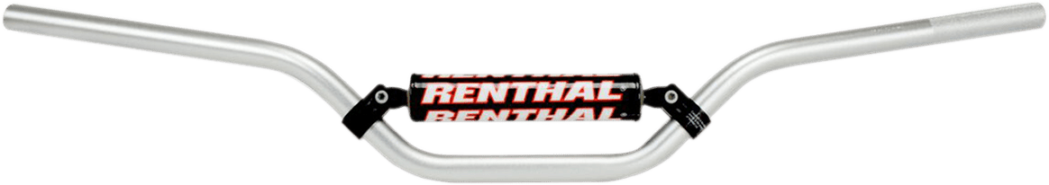 RENTHAL 7/8" Off-Road Handlebar - 735 - 5-1/5" Trials - Silver (Part 735-01-SI-04-254) - Kelly Motorsports