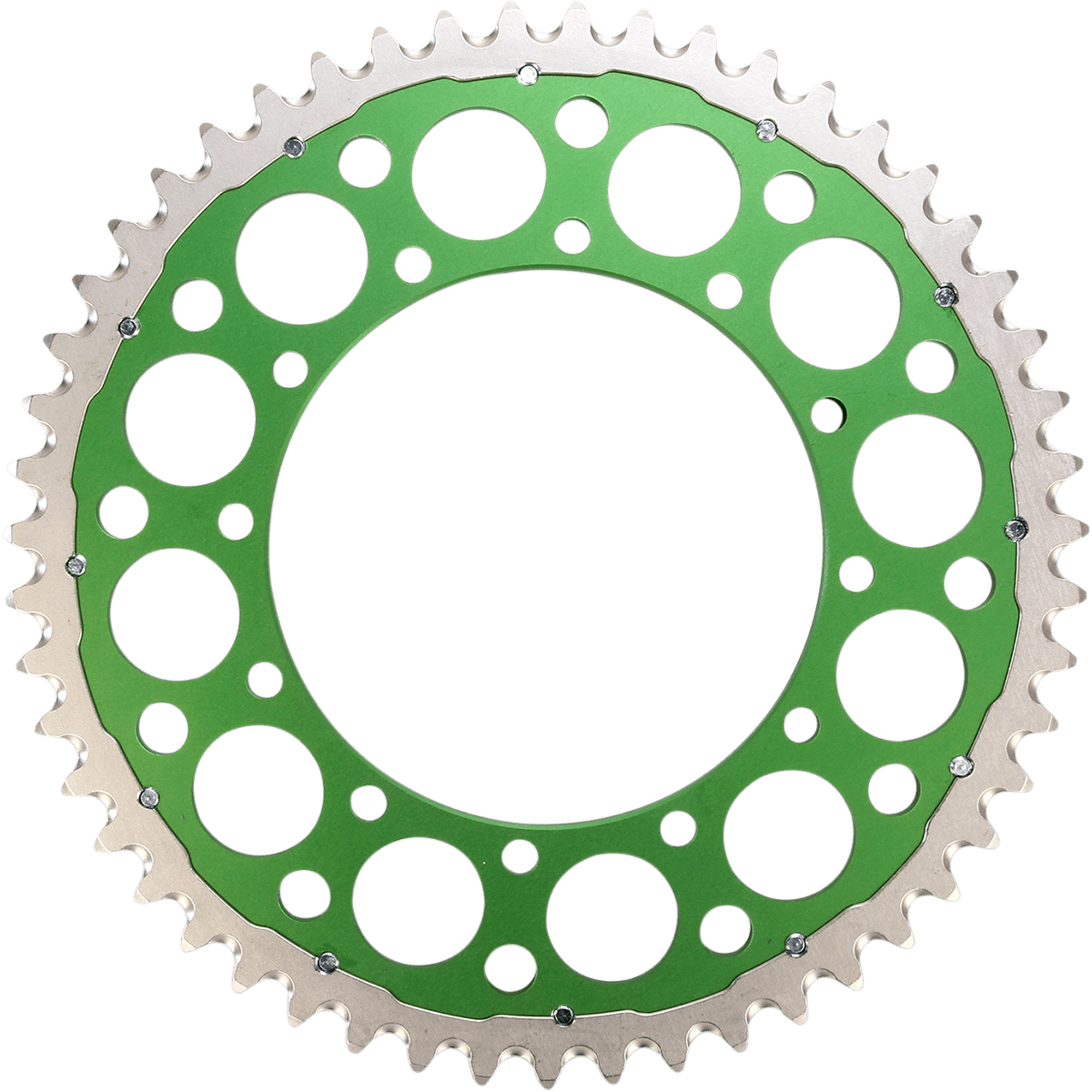 Renthal Twinring™ 51 Tooth Rear Sprocket for Kawasaki and Suzuki - Green (Part 1120-520-51GPGN) - Kelly Motorsports