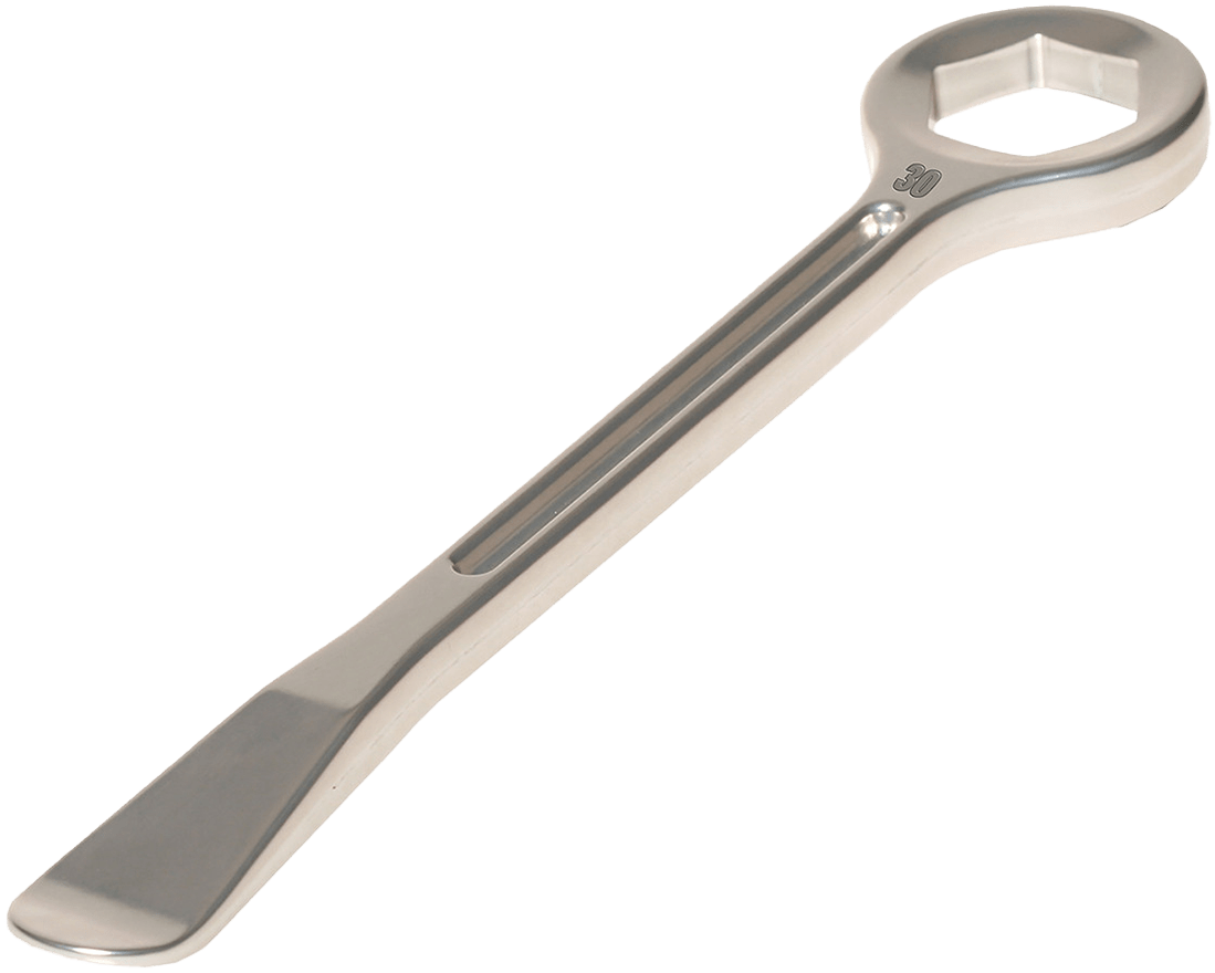RFX FXWT 10230 55SV Spoon & Spanner Tire Lever with 30mm Spanner - High-Quality Aluminum Tire Tool - Kelly Motorsports