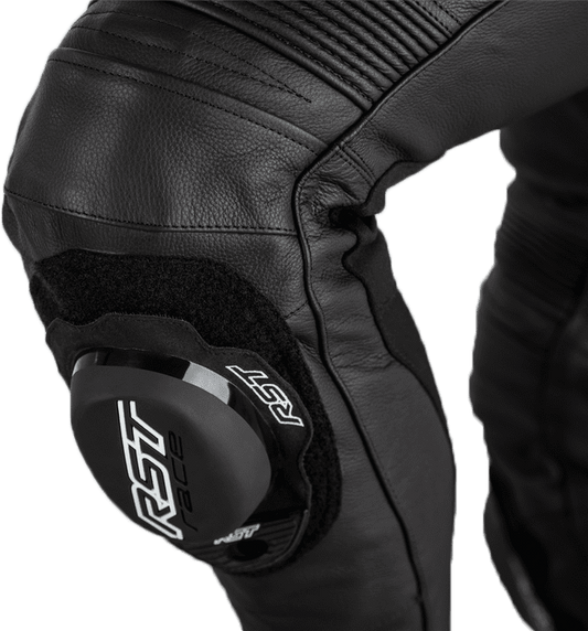 RST Knee Sliders Black (Part Number 101921BLK-ONE) - Kelly Motorsports