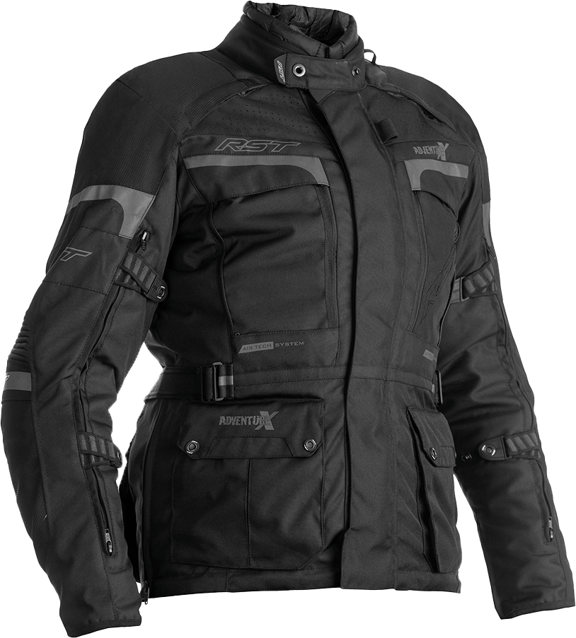 RST Ladies Pro Series Jacket Black/Black w/Removable Thermal Liner - Kelly Motorsports
