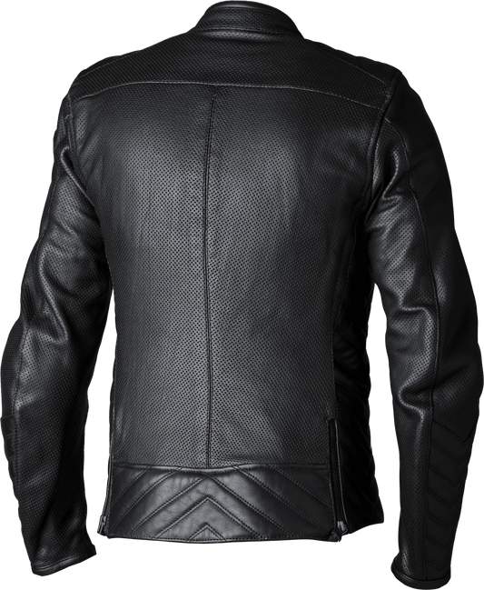 RST Ladies Roadster Air CE Leather Motorcycle Jacket Black - Kelly Motorsports