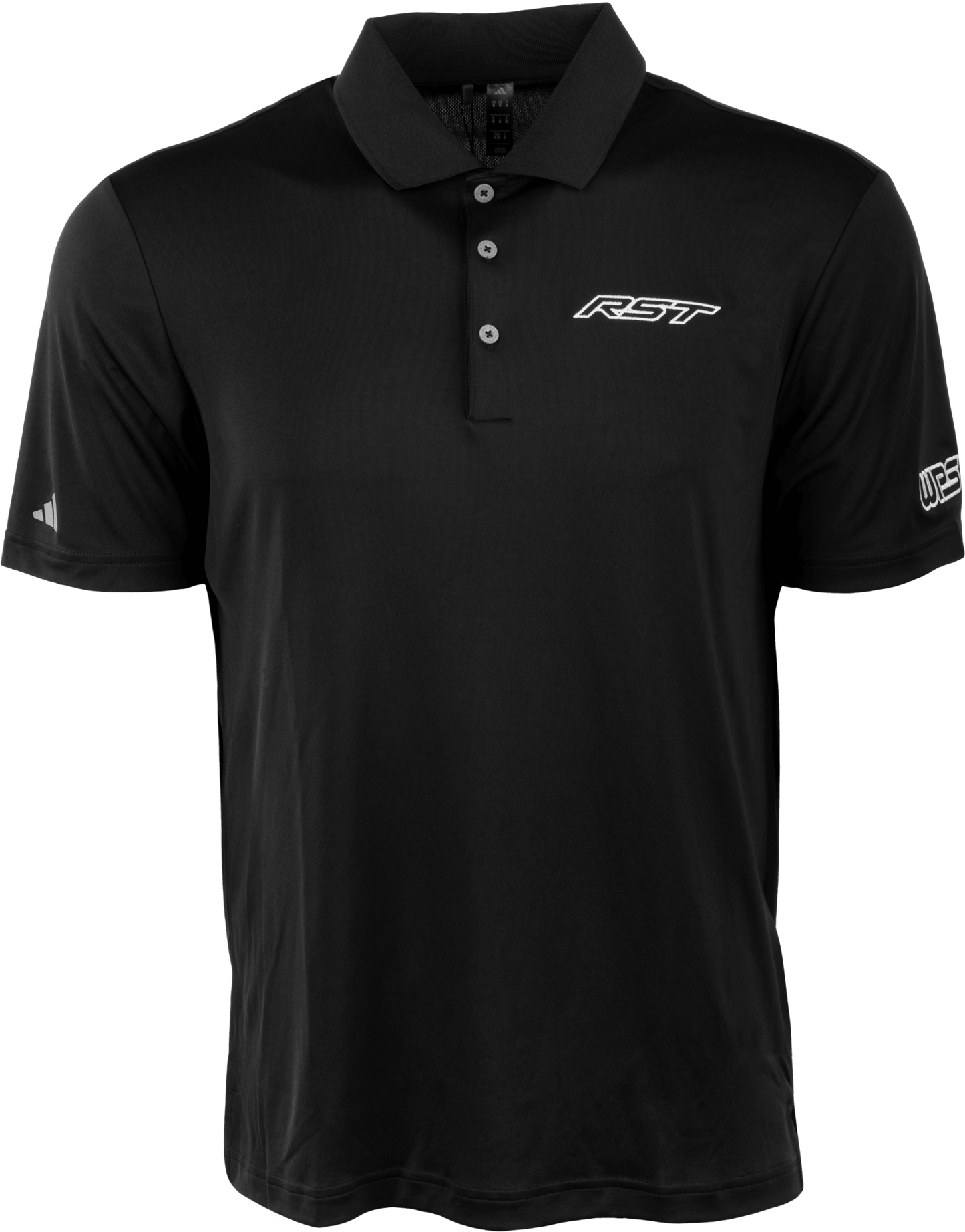 RST Polo - Classic Men's Sport Shirt Black/White - Kelly Motorsports