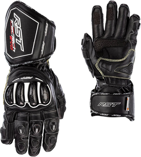 RST Women's Tractech Evo 4 CE Leather Motorcycle Gloves - Kelly Motorsports