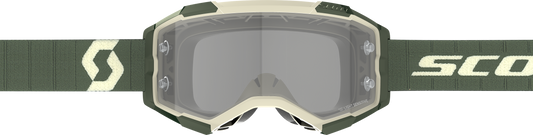 SCOTT Fury LS Goggle Kaki Green with Grey Works Lens - Part Number 272827 - 6312327 - Kelly Motorsports