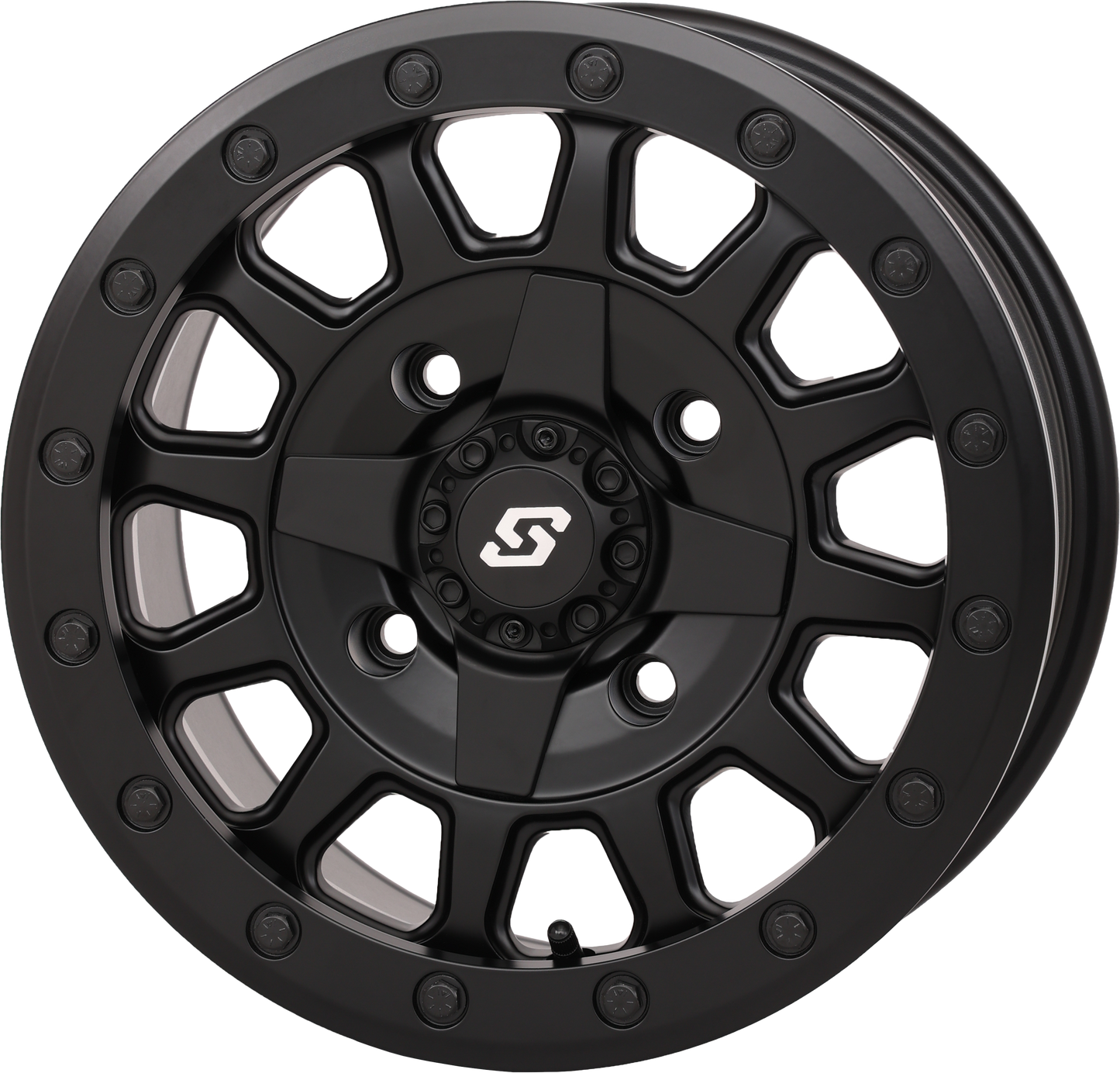Sedona Adapt DD Wheel 14x7 Matte Black with Dual - Drilled Options - Part 570 - 9101 - Kelly Motorsports