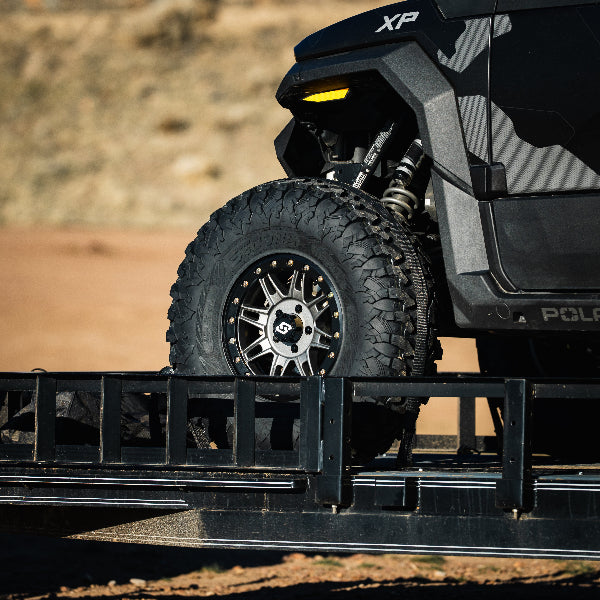 Sedona Clutch Beadlock Wheel 14x7 Gunmetal and Black for ATV/UTV - Part A - S24G - 47037+10 - Kelly Motorsports