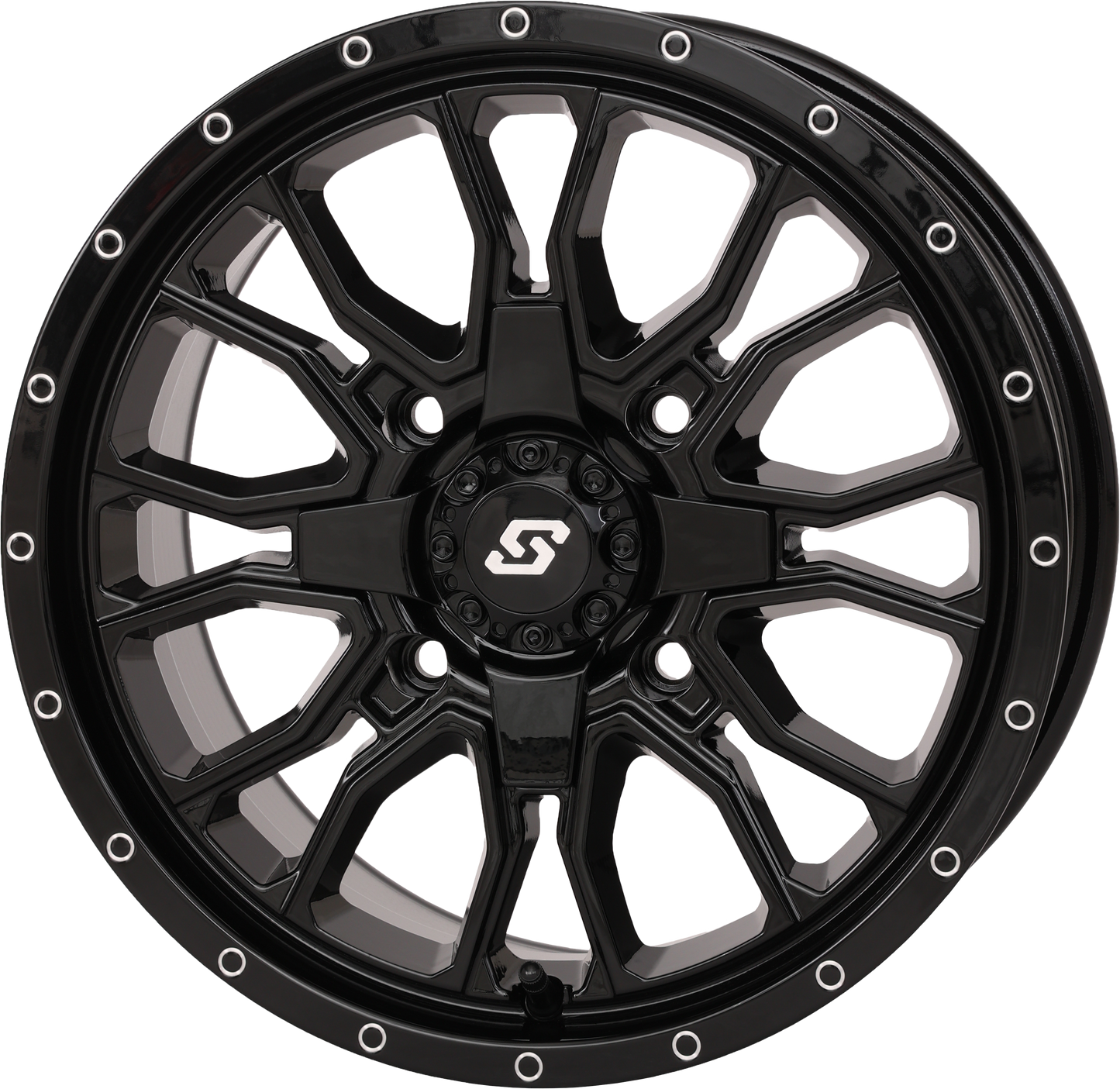 Sedona Fusion DD Wheel 15x7 - Gloss Black with Dual - Drilled Bolt Pattern Compatibility - Kelly Motorsports