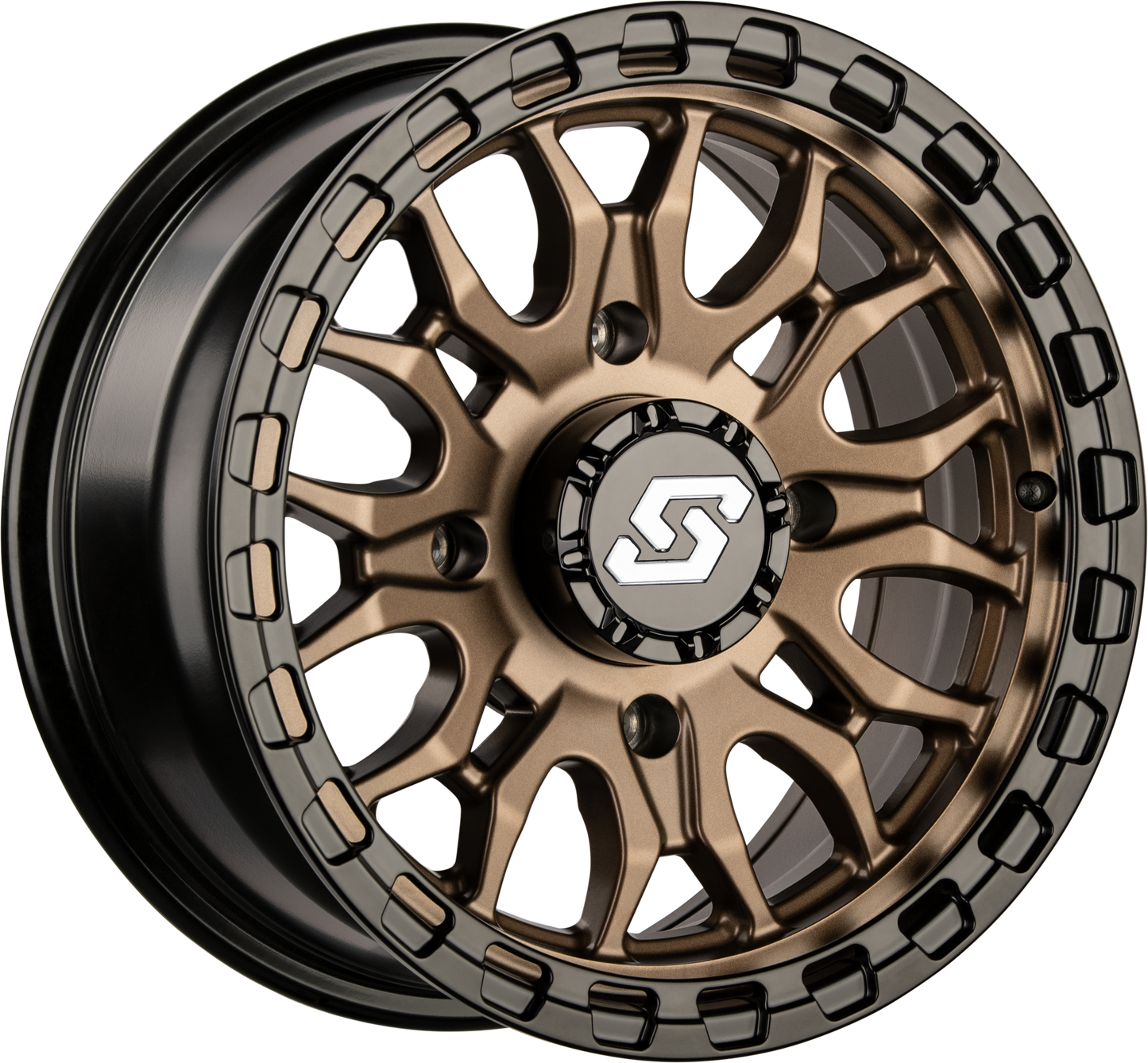 Sedona Ignition Wheel 14x7 Inch Bronze and Black Finish - Part A - S28Z - 47056+10 - Kelly Motorsports