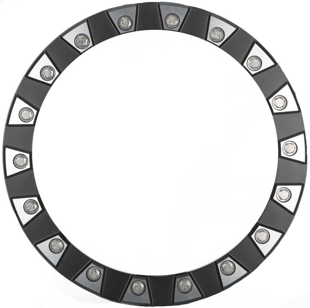 Sedona SBL - 14M - A72 - Ring - 18 Split 6 Replacement Belt Loop Ring, 14 Inch Black and Machined Finish - Kelly Motorsports