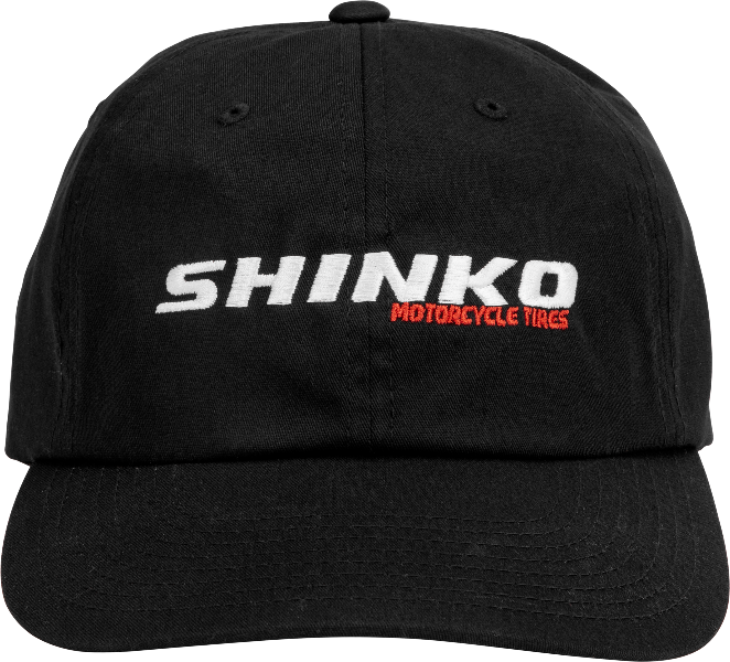 Shinko Black Dad Hat - Classic Snapback with Adjustable Fit - Kelly Motorsports