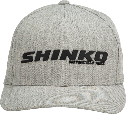 Shinko Flexfit Hat Grey Sm/Md - Comfortable Fit and Stylish Design - Kelly Motorsports