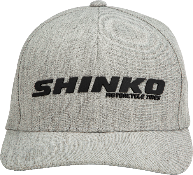 Shinko Flexfit Hat Grey Sm/Md - Comfortable Fit and Stylish Design - Kelly Motorsports
