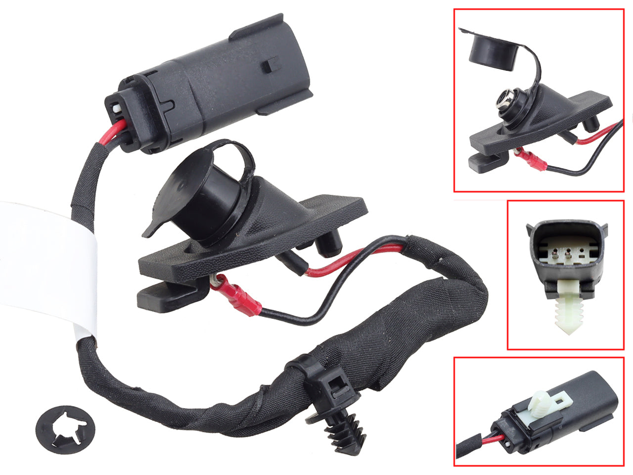 SP1 Heated Visor Plug Kit S D (Part Number: SM - 01616) - Kelly Motorsports