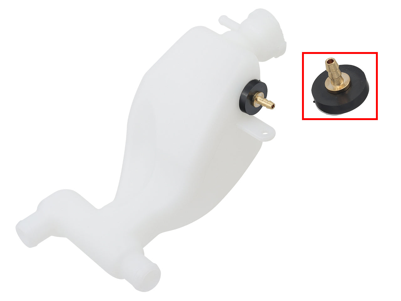 SP1 SM - 10032A Coolant Tank Without Cap for Arctic Cat Sabrecat Models - Kelly Motorsports