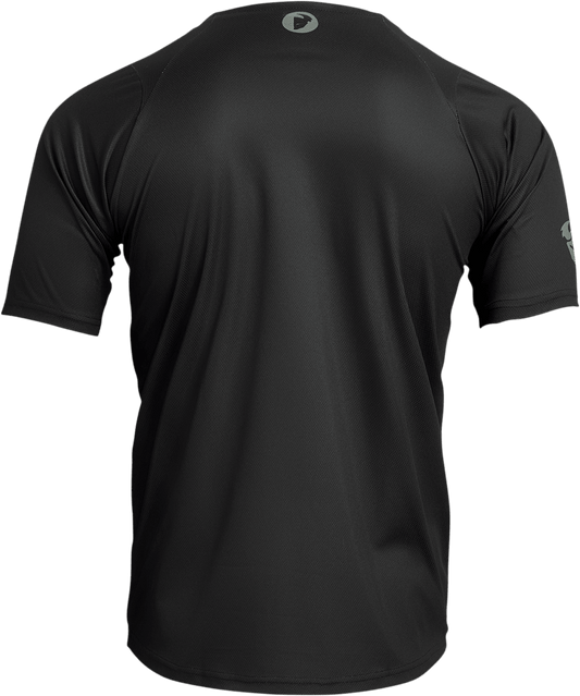 THOR Assist Caliber Short-Sleeve Jersey - Black, Large - MTB & e-MTB Performance - Kelly Motorsports