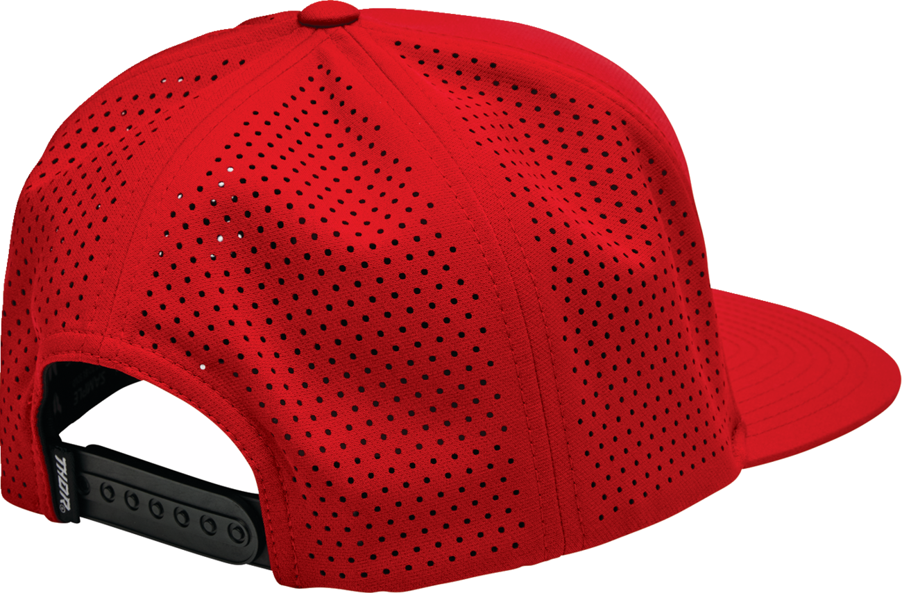 THOR Badge Hat - Red 2501 - 4284 - Kelly Motorsports
