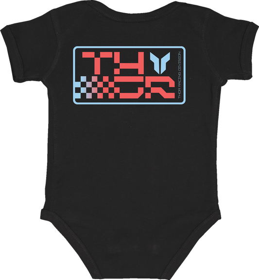 THOR Infant Vantage Supermini Baby Helmet - Black, 12 - 18 Months - Kelly Motorsports