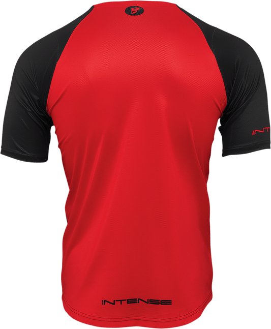 THOR Intense Assist Dart Short-Sleeve MTB Jersey - Black/Red, Medium (Part 5120-0152) - Kelly Motorsports