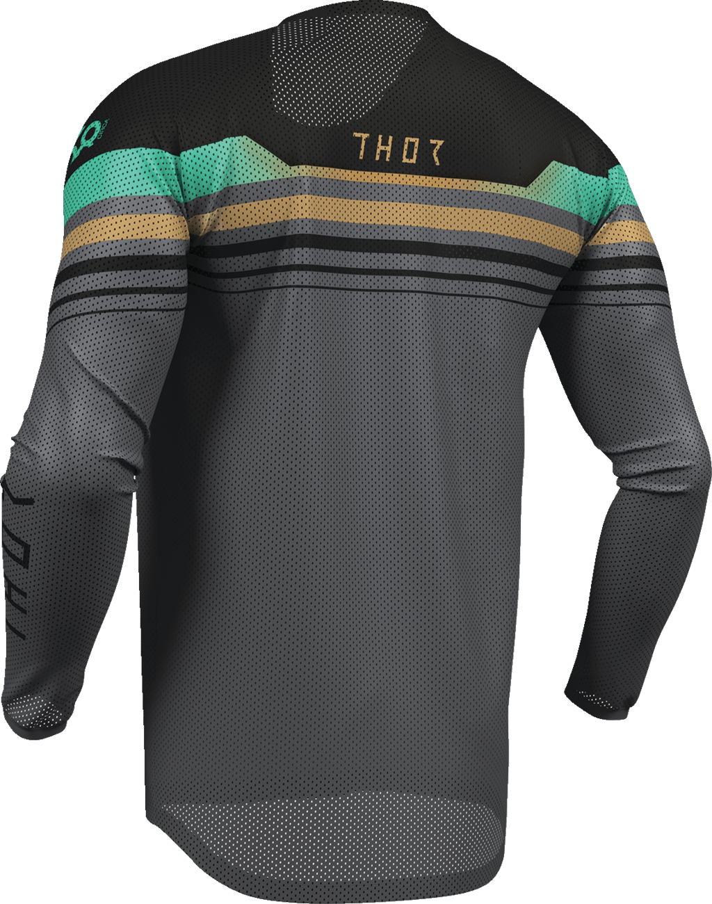 THOR Launchmode Air Raptor Jersey - Black/Charcoal, XL, Part 2910-8433 - Kelly Motorsports