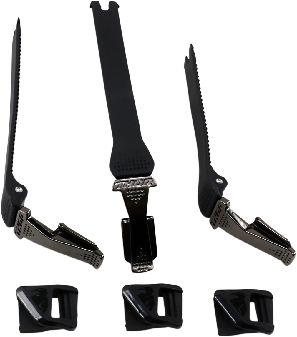 THOR Radial Strap Kit - Left - Black (Part Number 3430 - 0885) - Kelly Motorsports