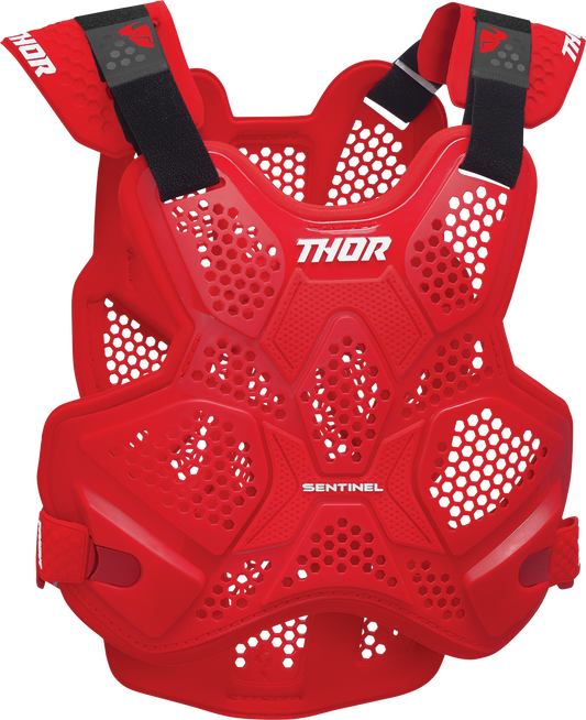 THOR Sentinel LTD Roost Guard XL/2XL by THOR - Red, Part Number 2701 - 1207 - Kelly Motorsports