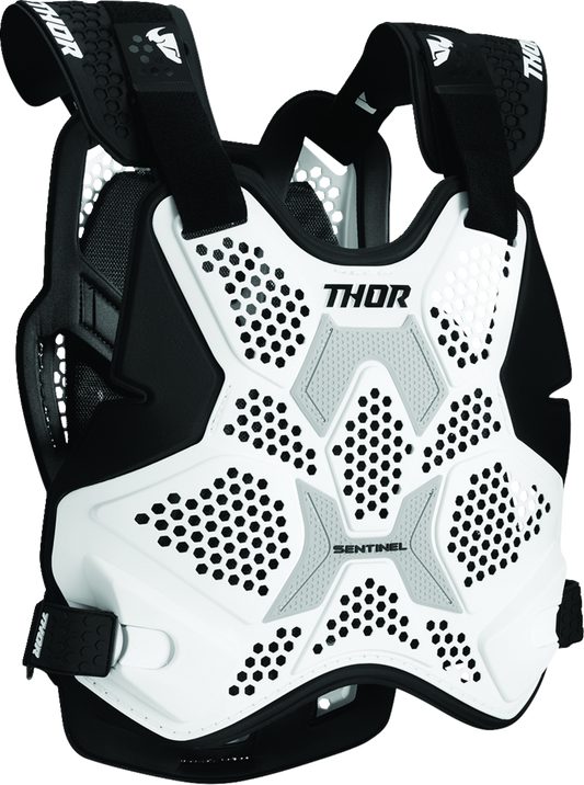 THOR Sentinel Pro Guard White XS/S - Lightweight Impact Protection with Ventilated Comfort System - Kelly Motorsports