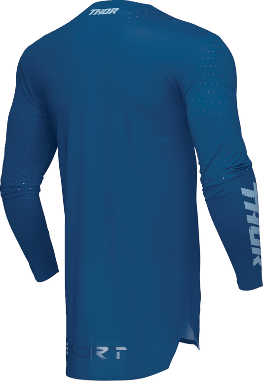 THOR Sportmode Brave Jersey - Blue XL – Lightweight Athletic Performance Shirt - Kelly Motorsports