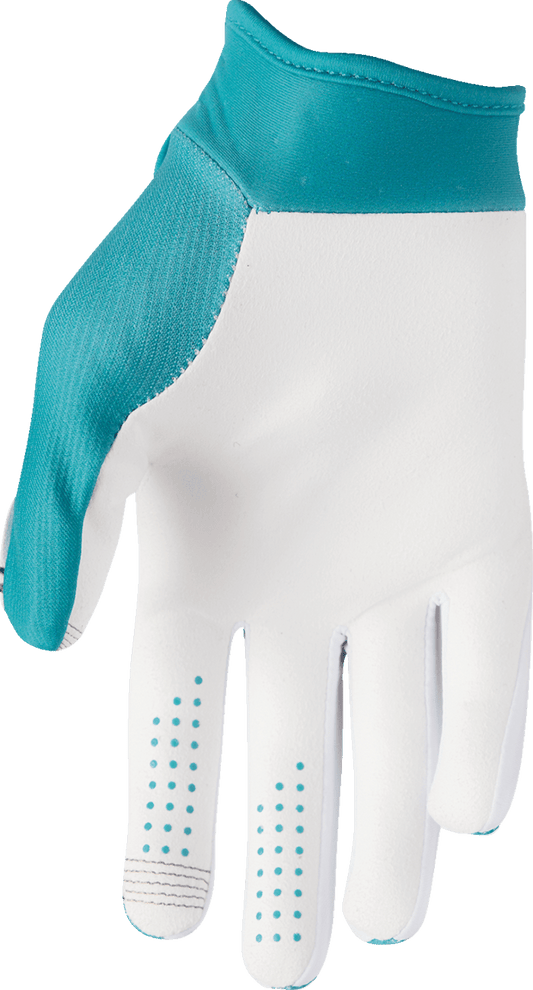 THOR Women's Launchmode XP Gloves - Aqua, Size XL - Durable Polyester and TPR Coverage - Kelly Motorsports