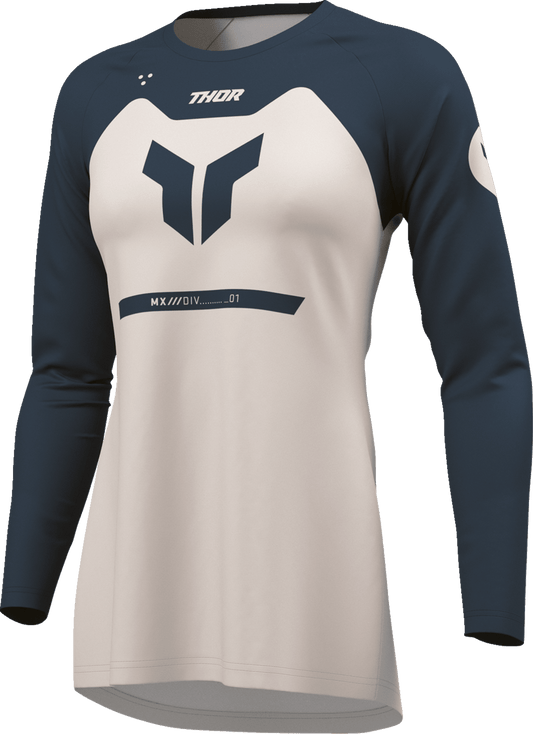 THOR Women's Ridemode Menace Jersey - Midnight/Dust XL (Part No. 2911-0387) - Kelly Motorsports