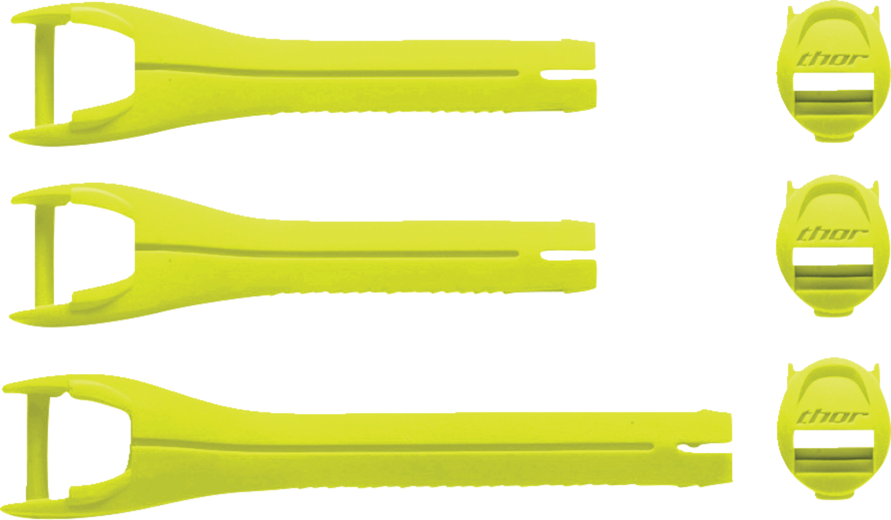 THOR Youth Blitz XR Boots Strap Kit - Acid/Black 3430 - 1042 - Kelly Motorsports