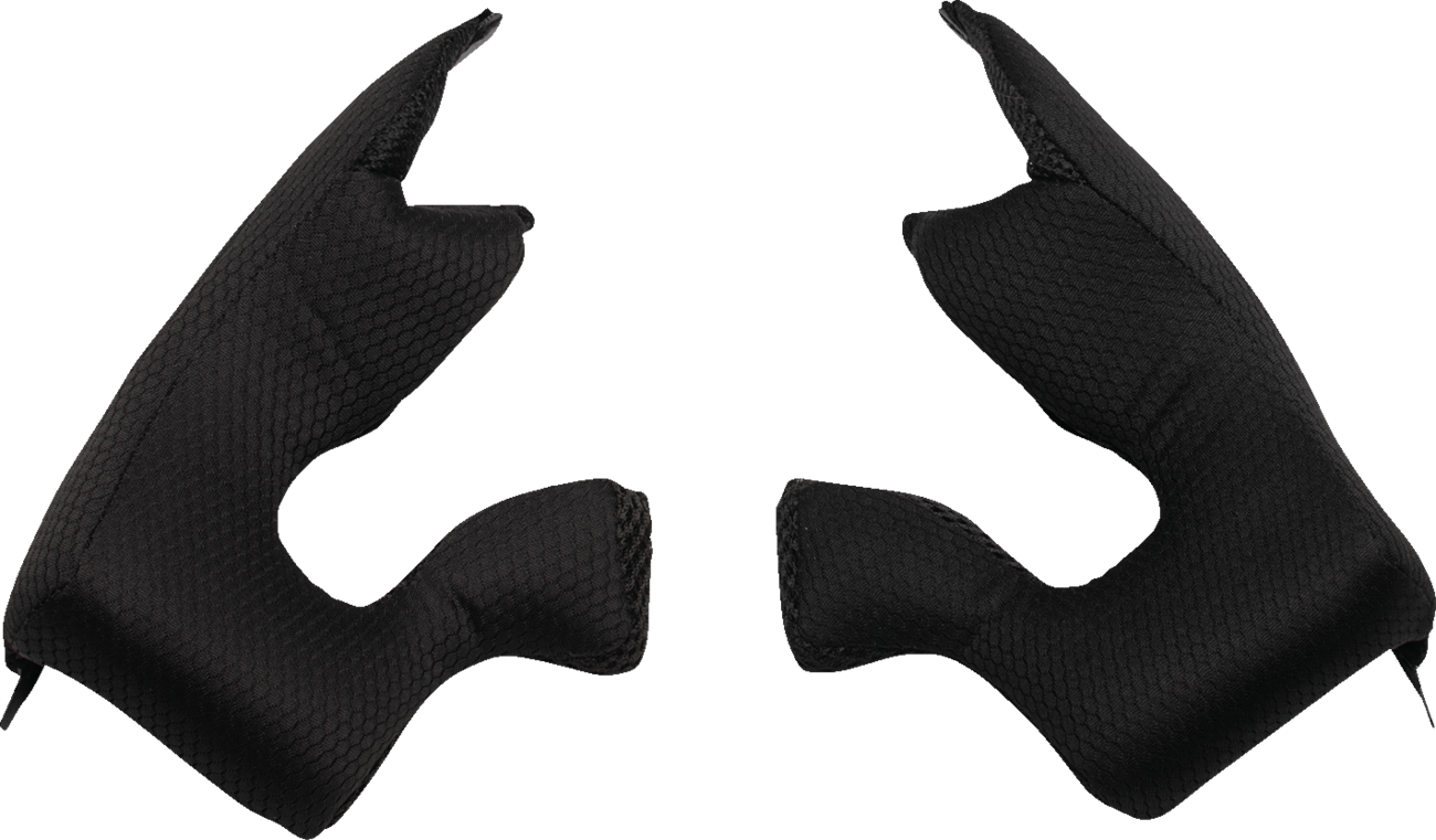 THOR Youth Fleet Cheek Pads - Black - Medium (Part No. 0134 - 4080) - Kelly Motorsports