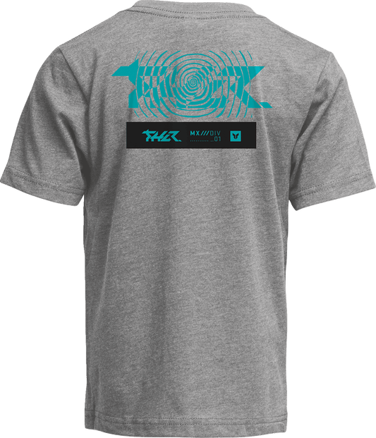THOR Youth Mind Control T-Shirt Heather Gray - Part No. 3032-3906 - Kelly Motorsports