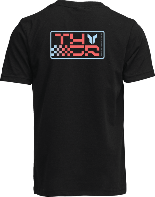 THOR Youth Vantage T-Shirt - Black, Part Number 3032-3920 - Kelly Motorsports