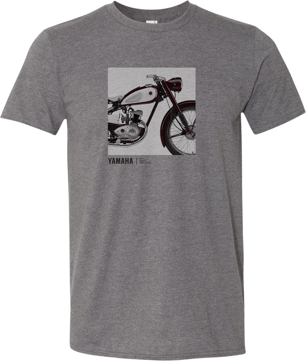 Yamaha Apparel Yamaha Classic T-Shirt - Heather Graphite - Medium NP21A-M1799-M - Kelly Motorsports