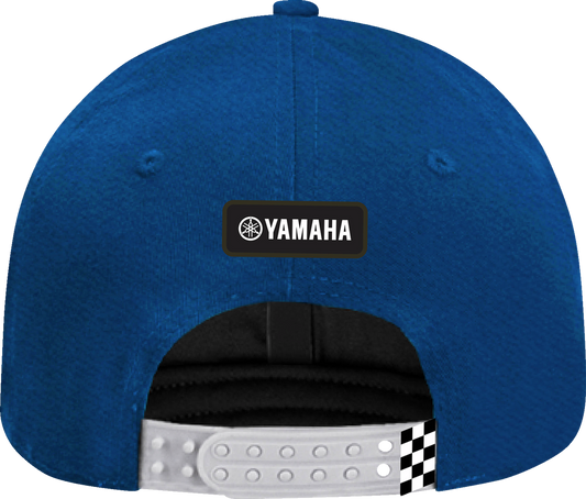 Yamaha Apparel Yamaha Racing Checker Hat - Blue LEM25 - H46 - Kelly Motorsports