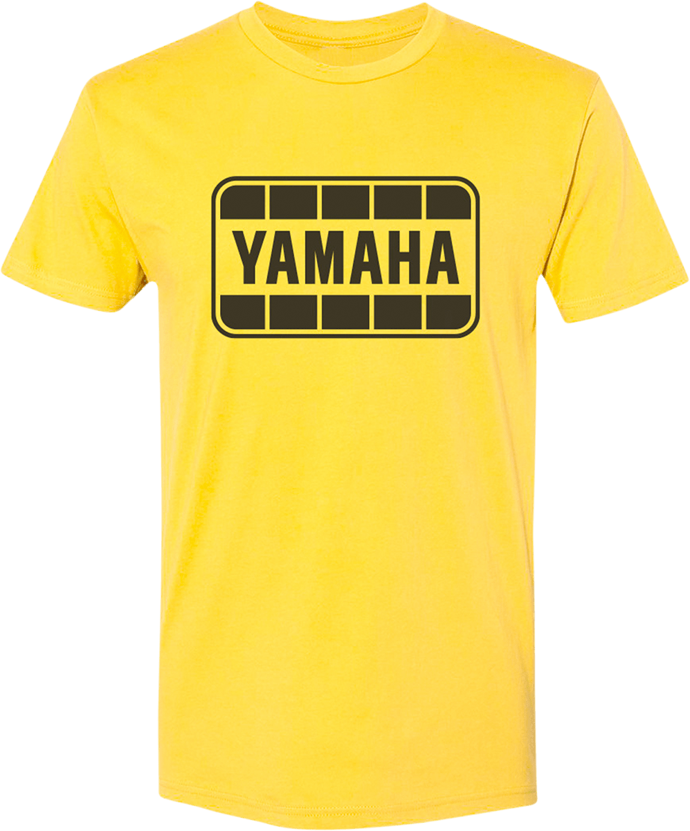 Yamaha Apparel Yamaha Retro T-Shirt - Yellow and Black | Model NP21S-M1969-M - Kelly Motorsports