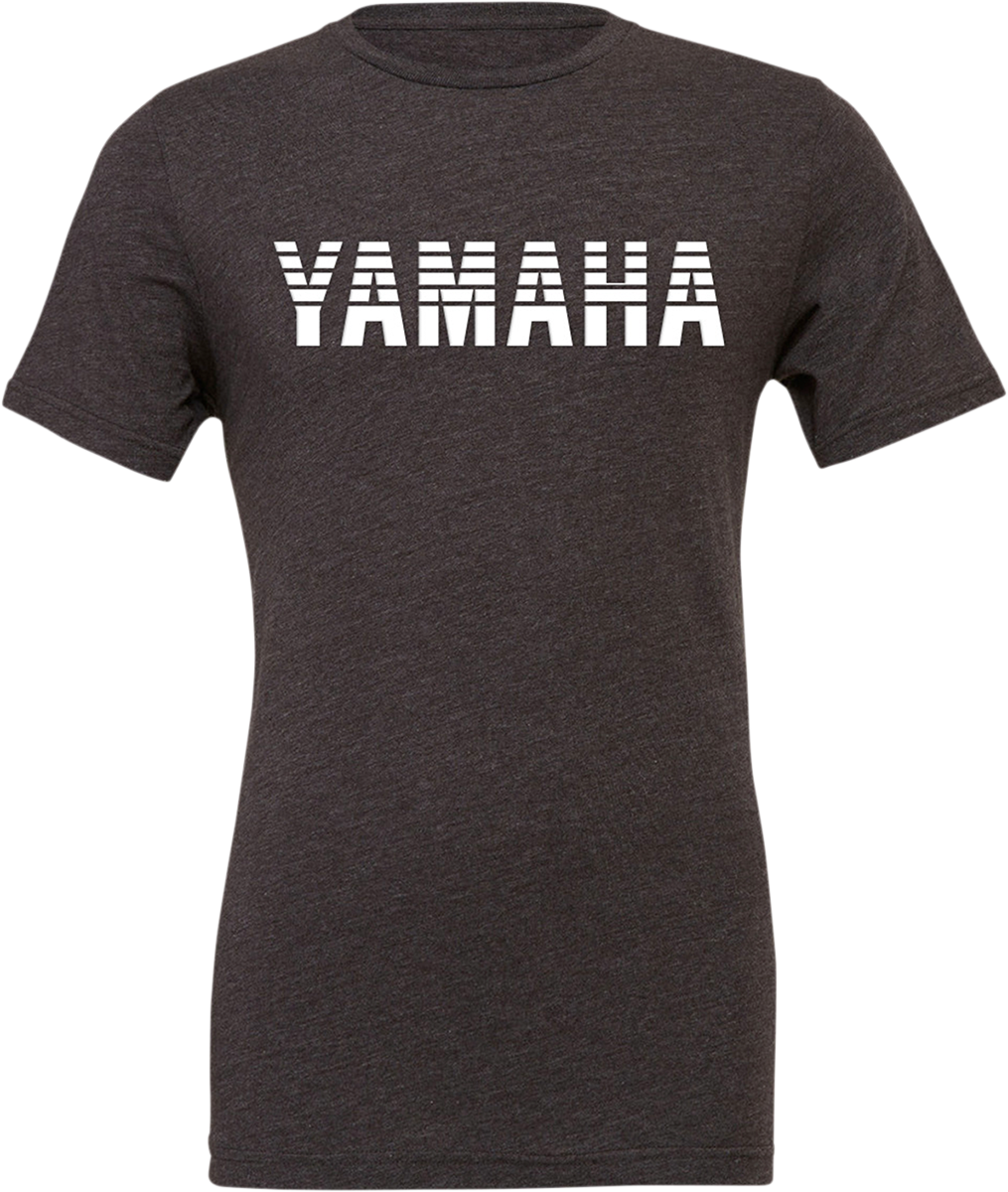Yamaha Heritage T-Shirt by Yamaha Apparel - Heather Midnight Navy Large NP21S - M1970 - L - Kelly Motorsports
