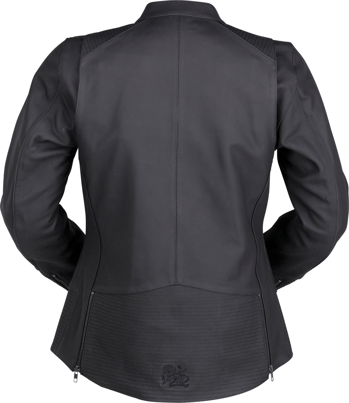 Z1R Women's Matchlock Leather Jacket Black - Kelly Motorsports